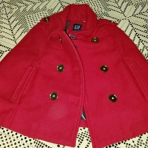 Maroon Baby Gap cape